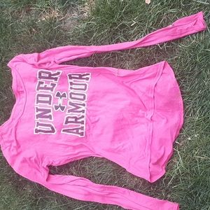 Under armor pink shirt size medium